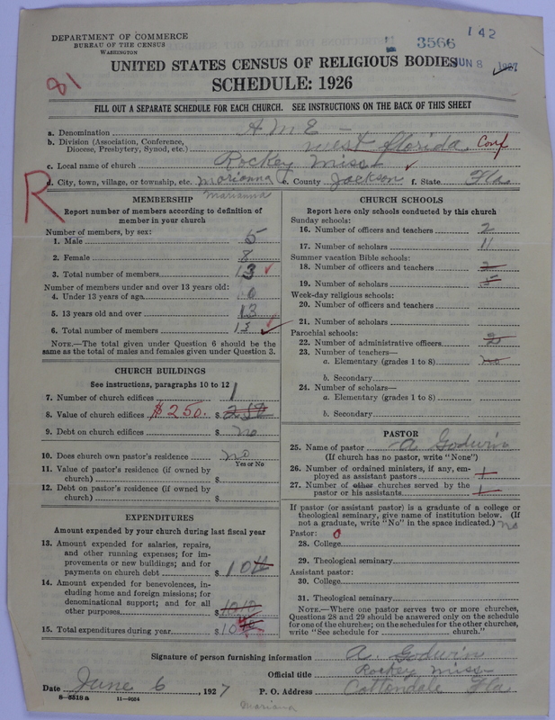 Scan of African Methodist Episcopal Church: 3566