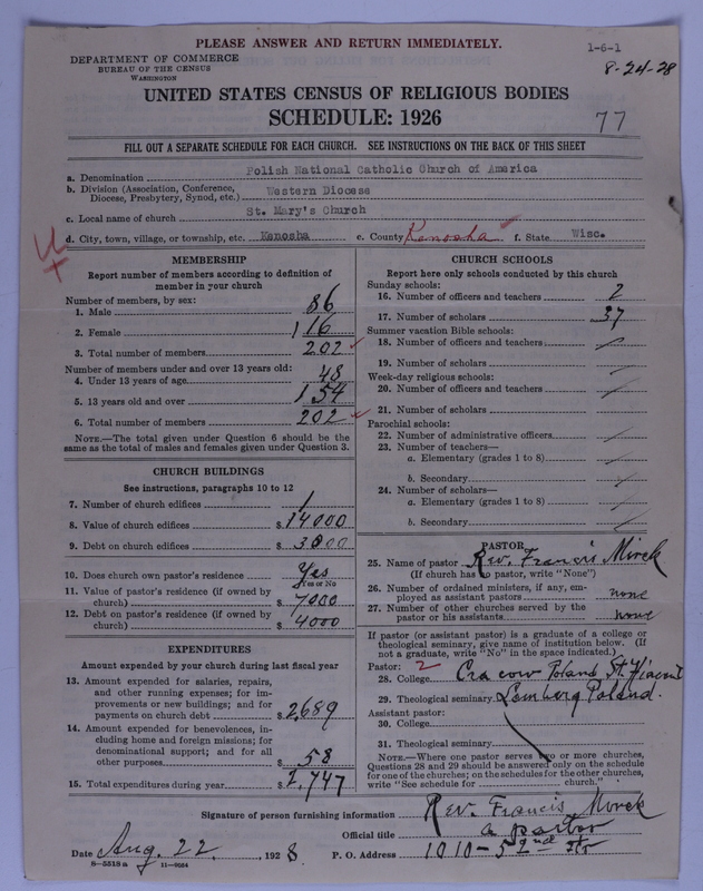 Scan of Polish National Catholic Church of America: 77