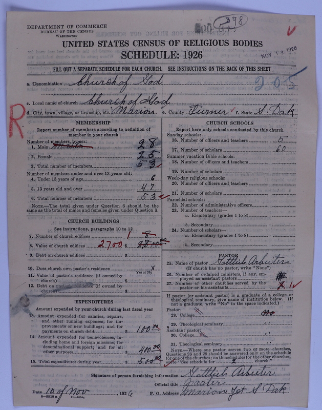 Scan of Church of God (Headquarters, Anderson, Ind.): 398