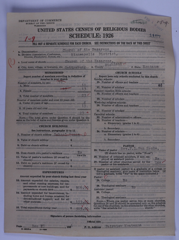Scan of Church of the Nazarene: 1187