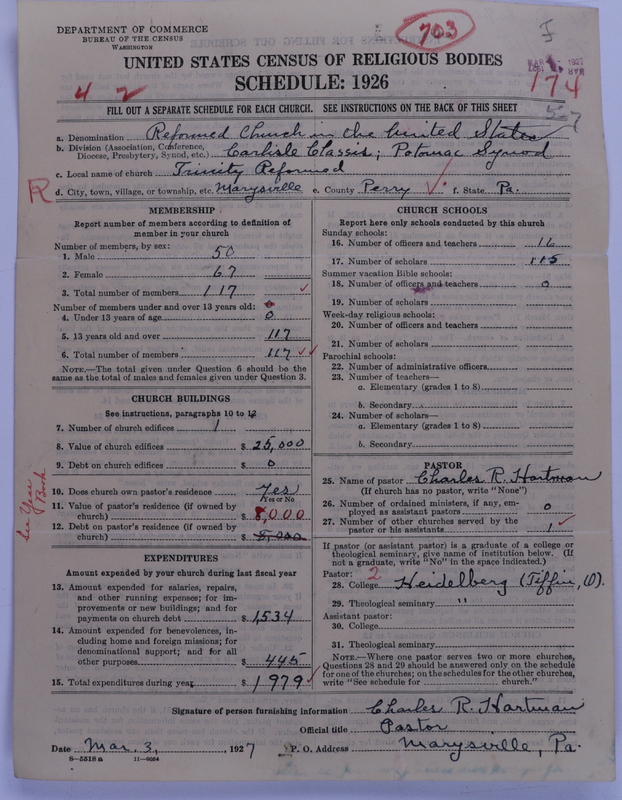 Scan of Reformed Church in the United States: 703