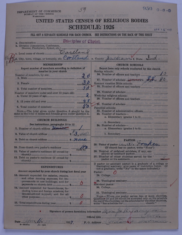 Scan of Disciples of Christ: 950
