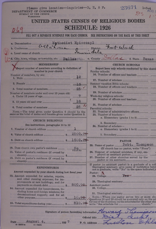 Scan of Methodist Episcopal Church: 23671