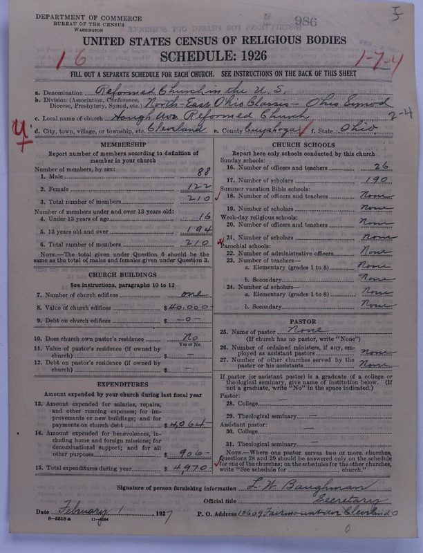 Scan of Reformed Church in the United States: 986