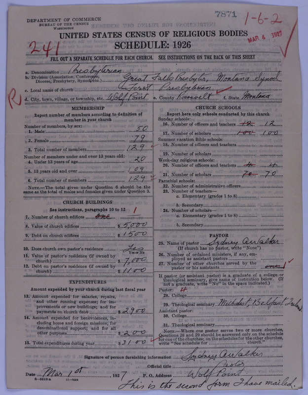 Scan of Presbyterian Church in the United States of America: 7871