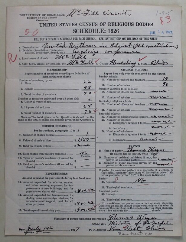 Scan of Church of the United Brethren in Christ (Old Constitution): 83