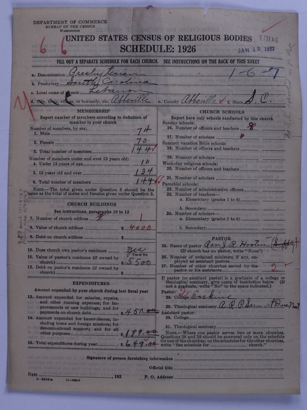 Scan of Presbyterian Church in the United States: 1304