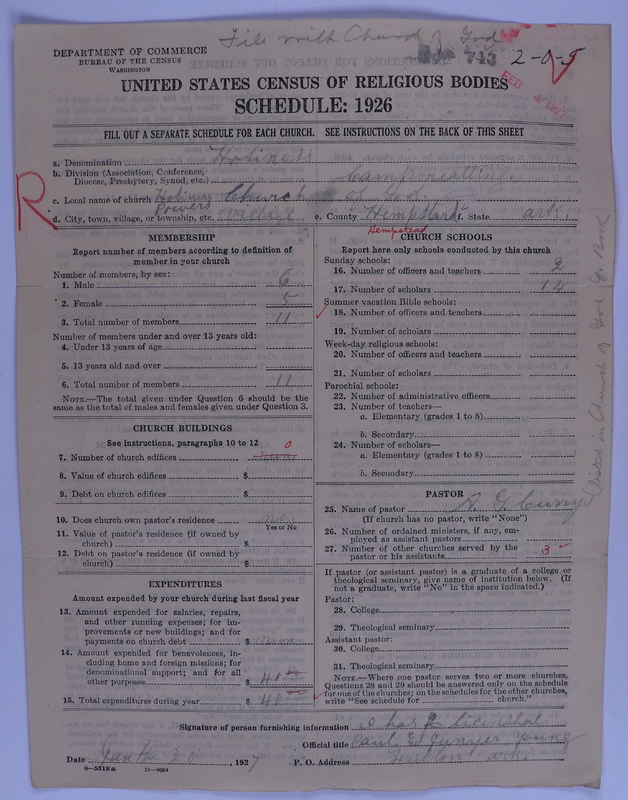 Scan of Church of God (Headquarters, Anderson, Ind.): 743