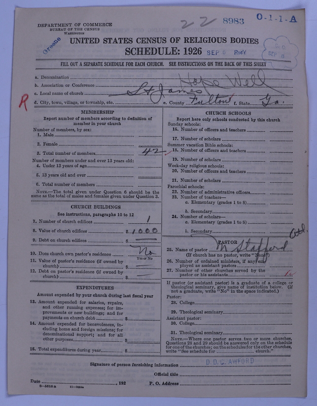 Scan of Negro Baptists: 8983