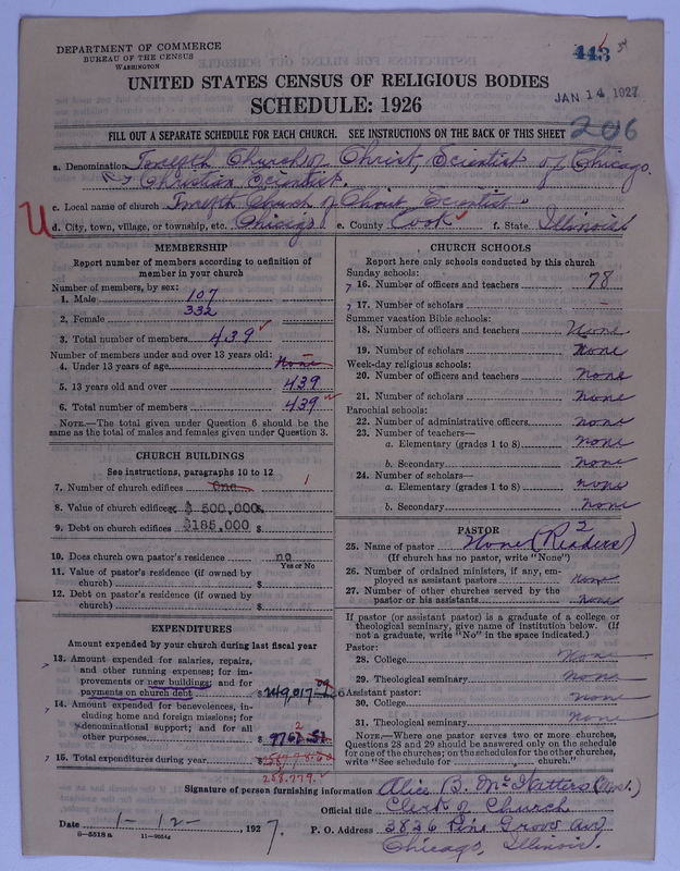 Scan of Church of Christ, Scientist: 443