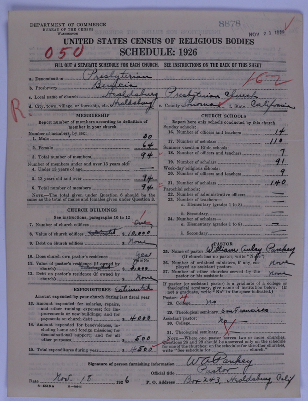 Scan of Presbyterian Church in the United States of America: 8878