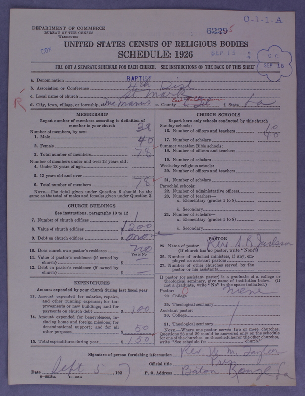 Scan of Negro Baptists: 6229