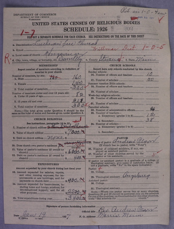Scan of Lutheran Free Church: 202