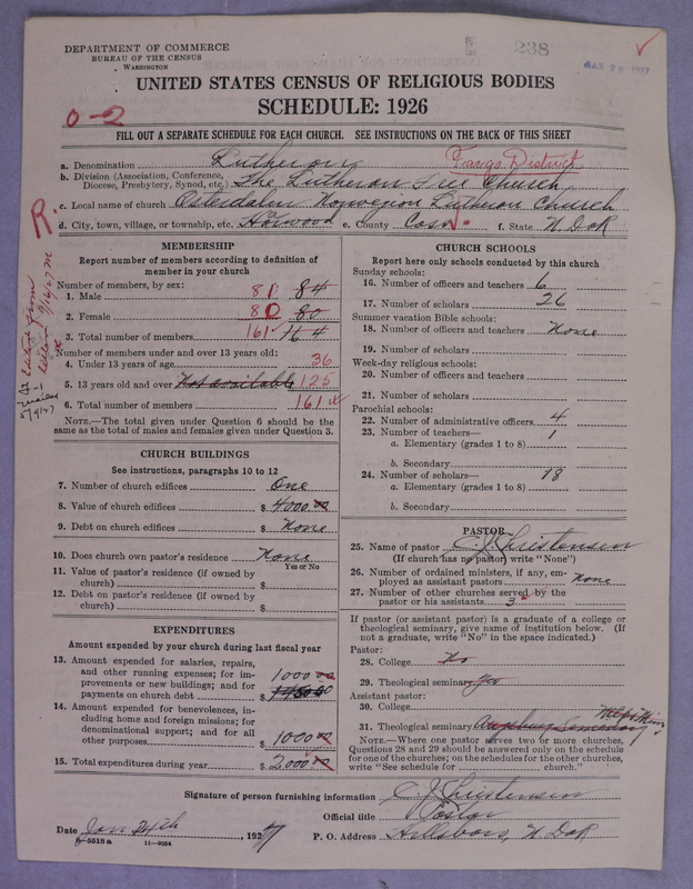 Scan of Lutheran Free Church: 238