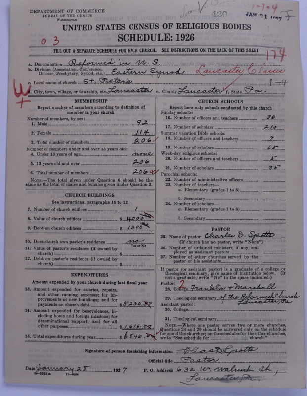 Scan of Reformed Church in the United States: 420