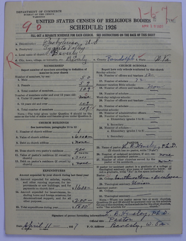 Scan of Presbyterian Church in the United States: 706
