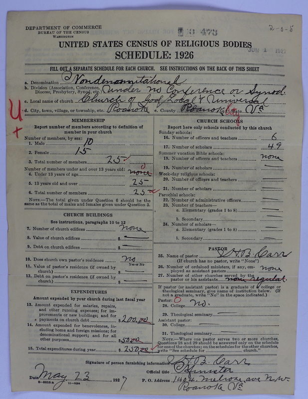 Scan of Church of God (Headquarters, Anderson, Ind.): 473