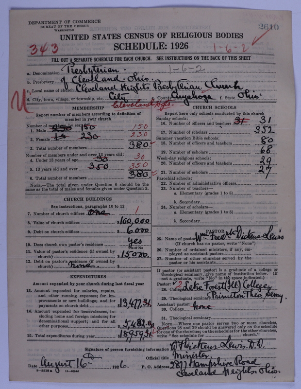 Scan of Presbyterian Church in the United States of America: 2610