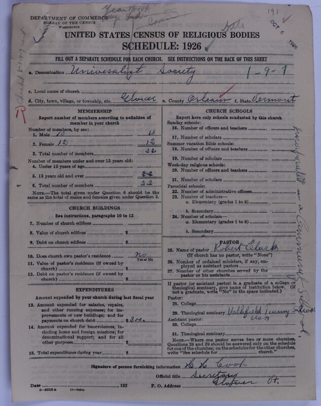 Scan of Federated Churches: 61