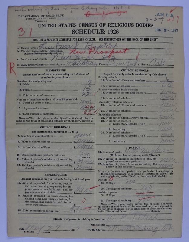 Scan of Landmark Baptist of America: 457