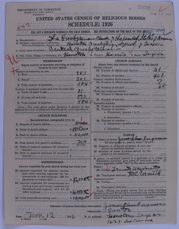 Scan of Presbyterian Church in the United States of America: 7629