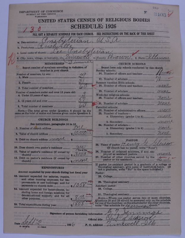 Scan of Presbyterian Church in the United States of America: 3403