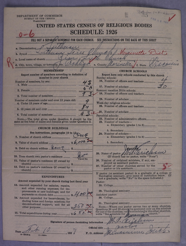 Scan of Lutheran Free Church: 35