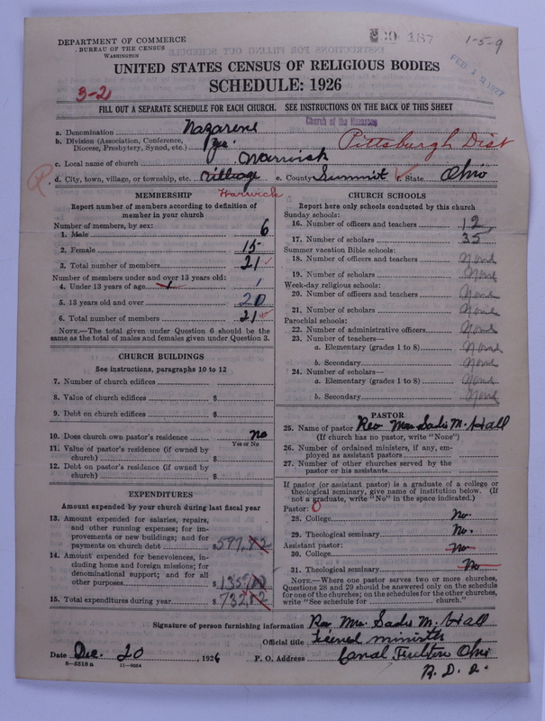 Scan of Church of the Nazarene: 187