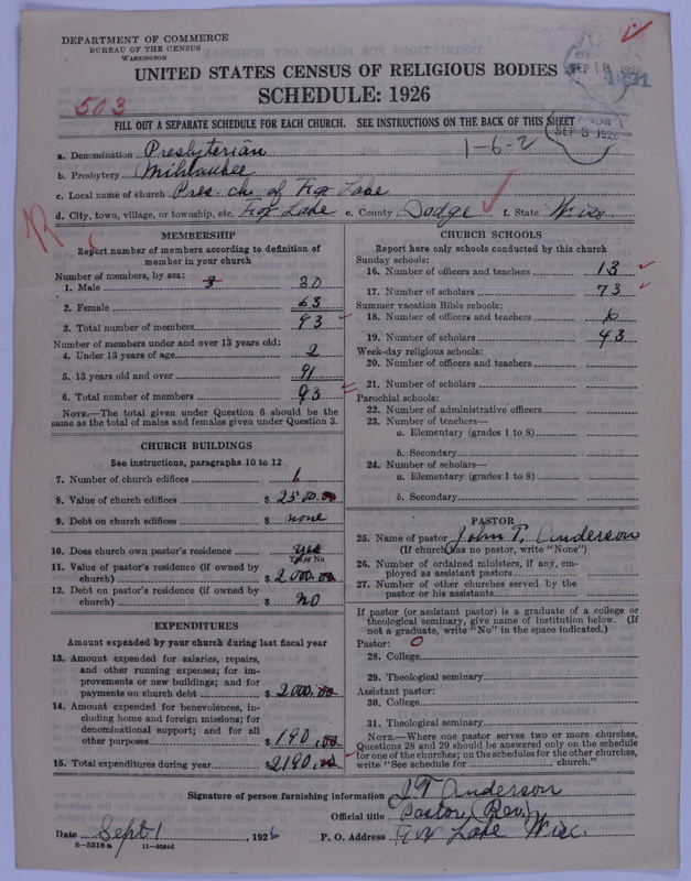 Scan of Presbyterian Church in the United States of America: 4221