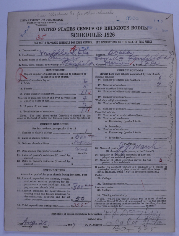 Scan of African Methodist Episcopal Church: 3705