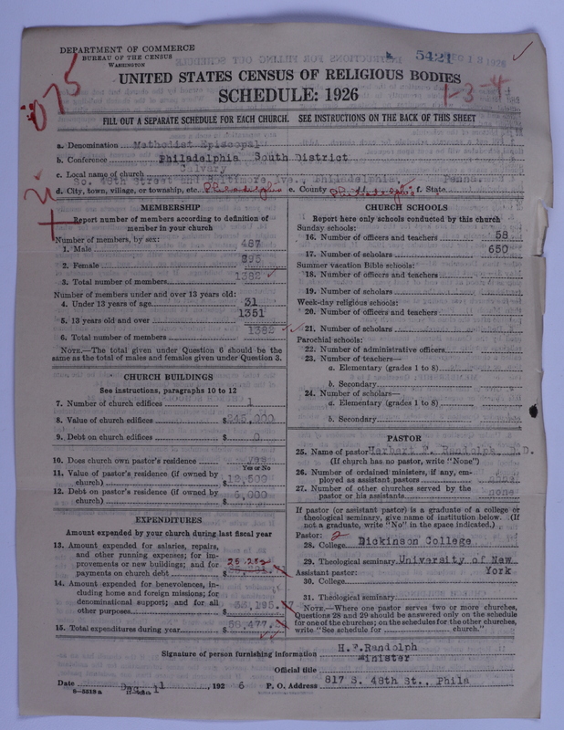 Scan of Methodist Episcopal Church: 5421