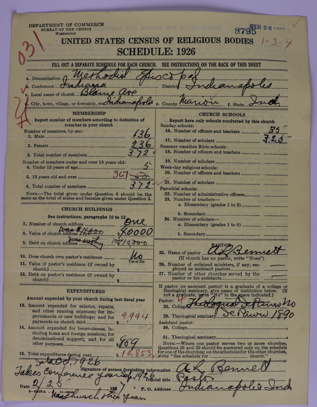 Scan of Methodist Episcopal Church: 8795