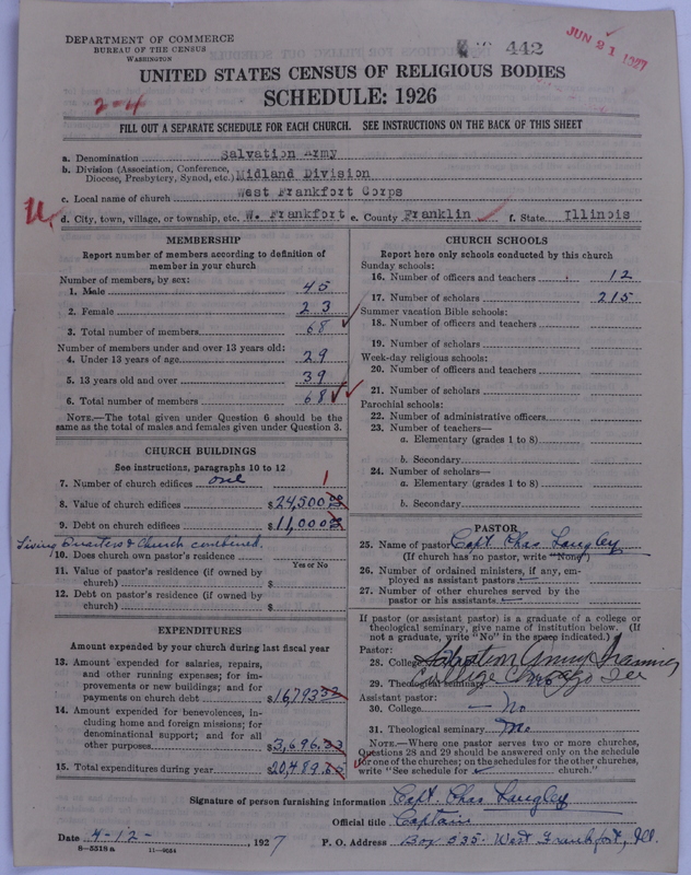 Scan of Salvation Army: 442