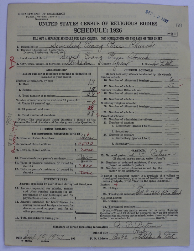 Scan of Swedish Evangelical Free Church of the United States of America: 69