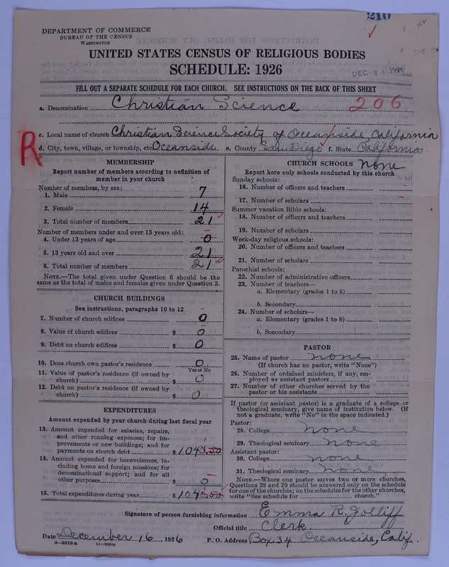 Scan of Church of Christ, Scientist: 210