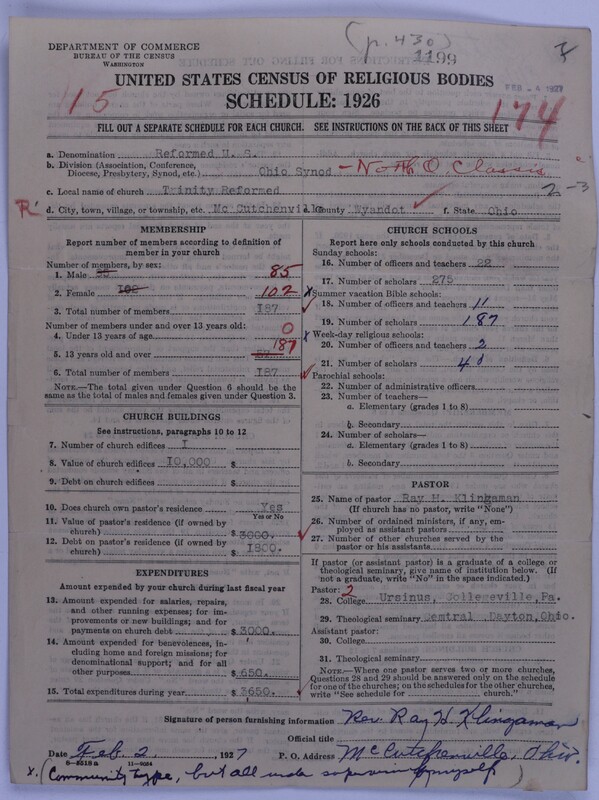 Scan of Reformed Church in the United States: 1199