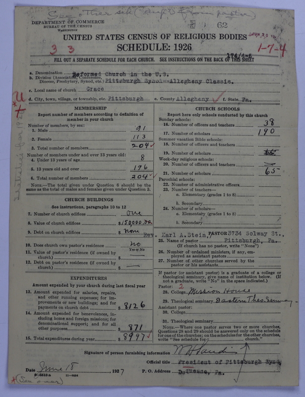 Scan of Reformed Church in the United States: 62
