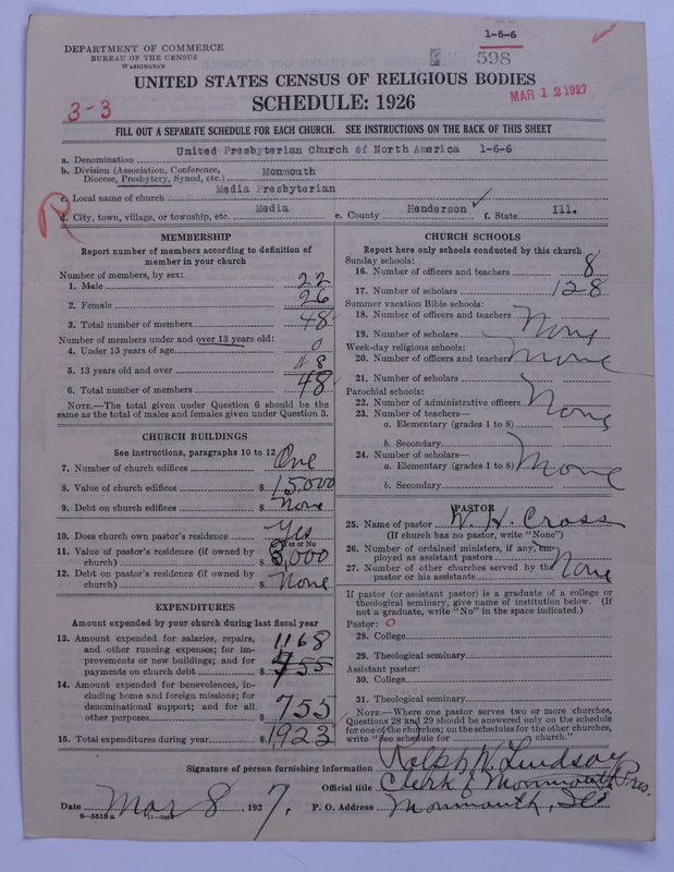 Scan of United Presbyterian Church of North America: 598