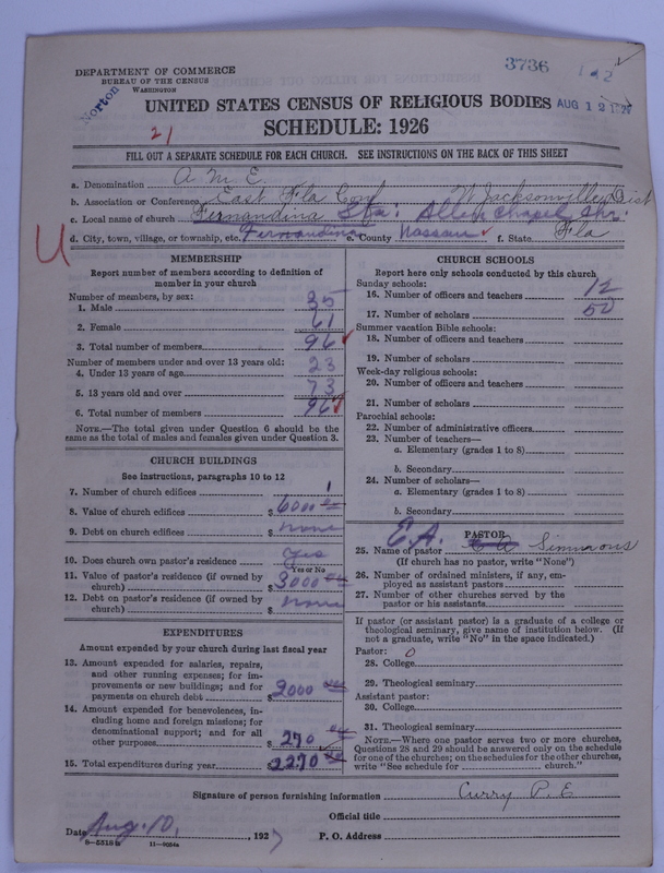 Scan of African Methodist Episcopal Church: 3736