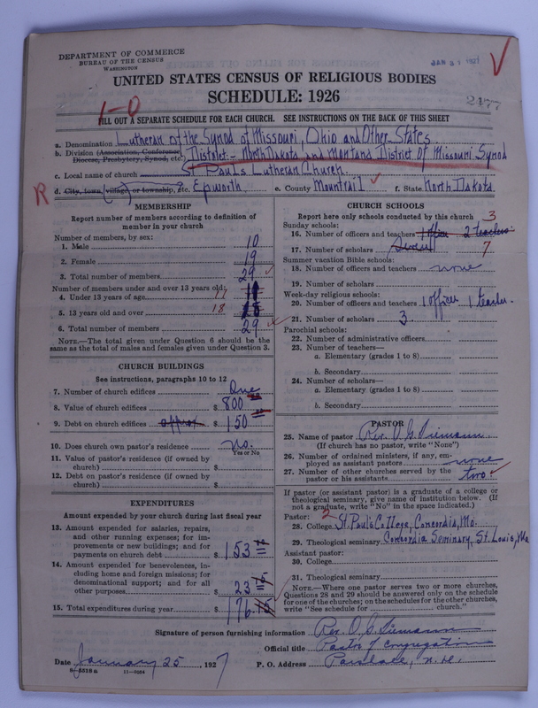 Scan of Evangelical Lutheran Synodical Conference of America: Evangelical Lutheran Synod of Missouri, Ohio, and Other States: 2477