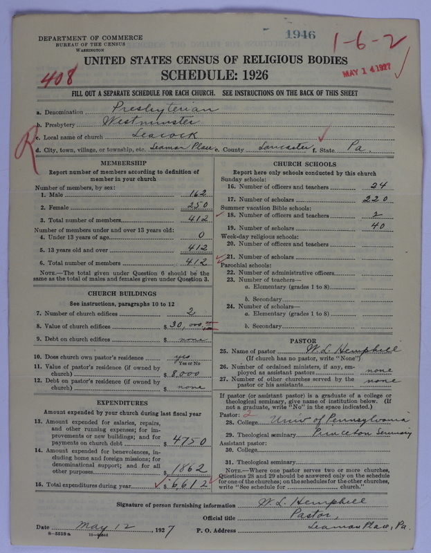Scan of Presbyterian Church in the United States of America: 1946
