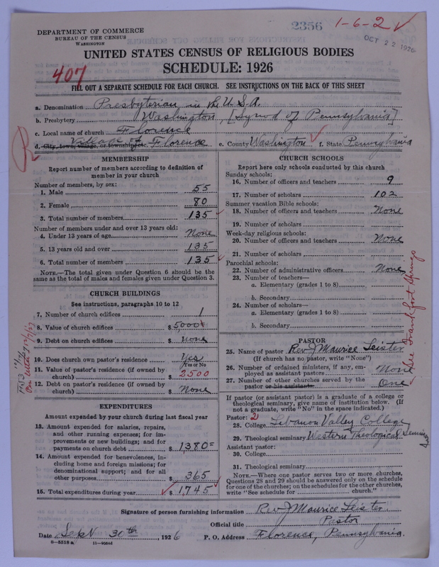 Scan of Presbyterian Church in the United States of America: 2356