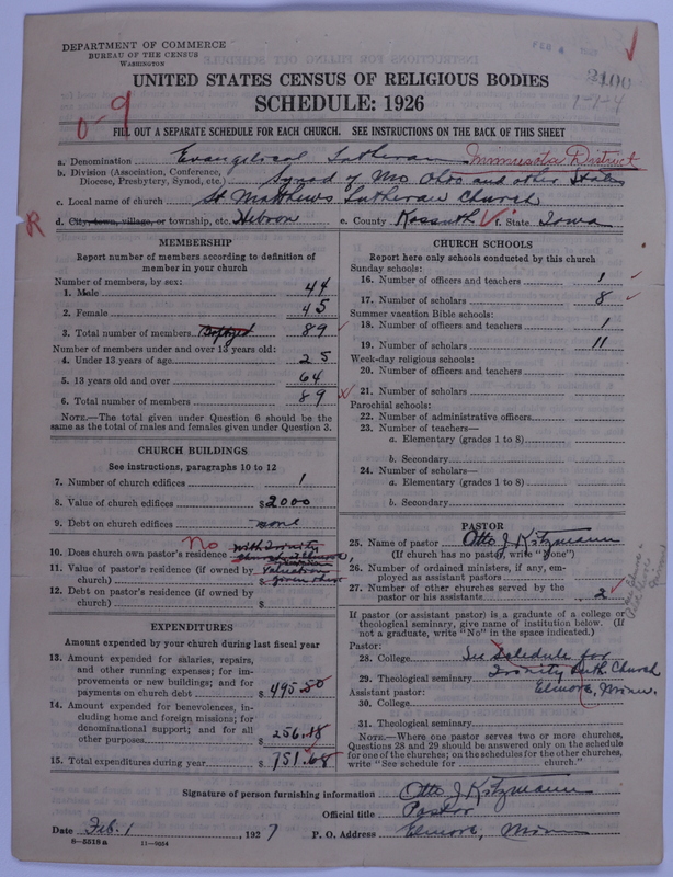 Scan of Evangelical Lutheran Synodical Conference of America: Evangelical Lutheran Synod of Missouri, Ohio, and Other States: 2100