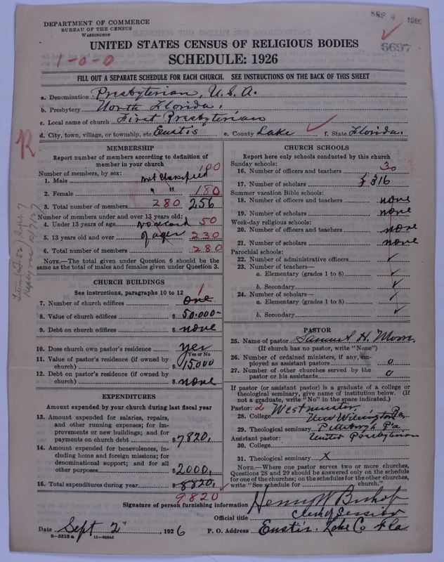 Scan of Presbyterian Church in the United States of America: 6697