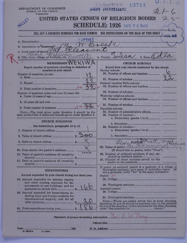 Scan of Negro Baptists: 13714