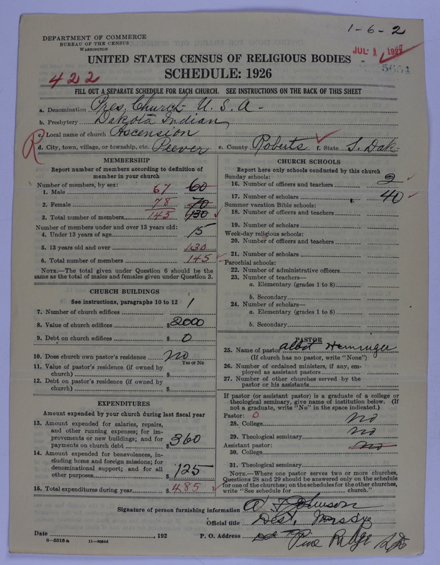 Scan of Presbyterian Church in the United States of America: 5654
