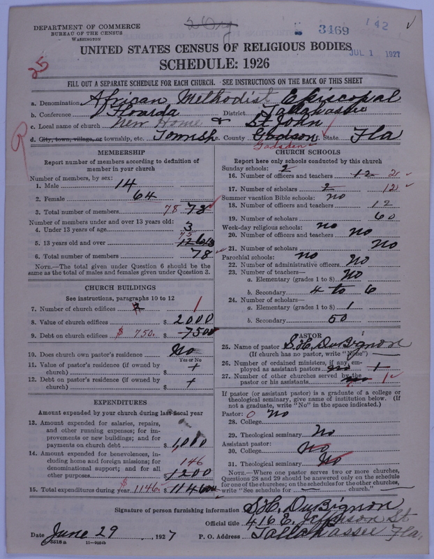 Scan of African Methodist Episcopal Church: 3469