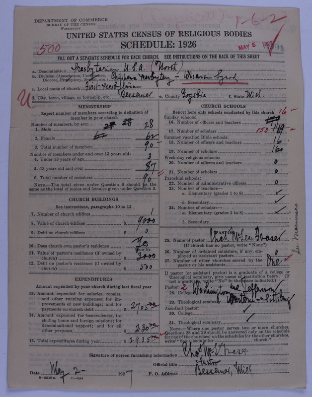 Scan of Presbyterian Church in the United States of America: 3991