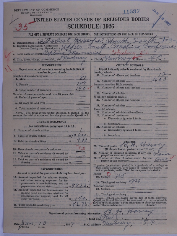 Scan of Methodist Episcopal Church, South: 11537