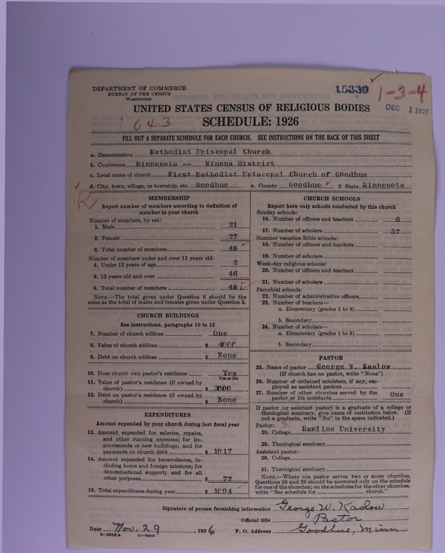 Scan of Methodist Episcopal Church: 15339